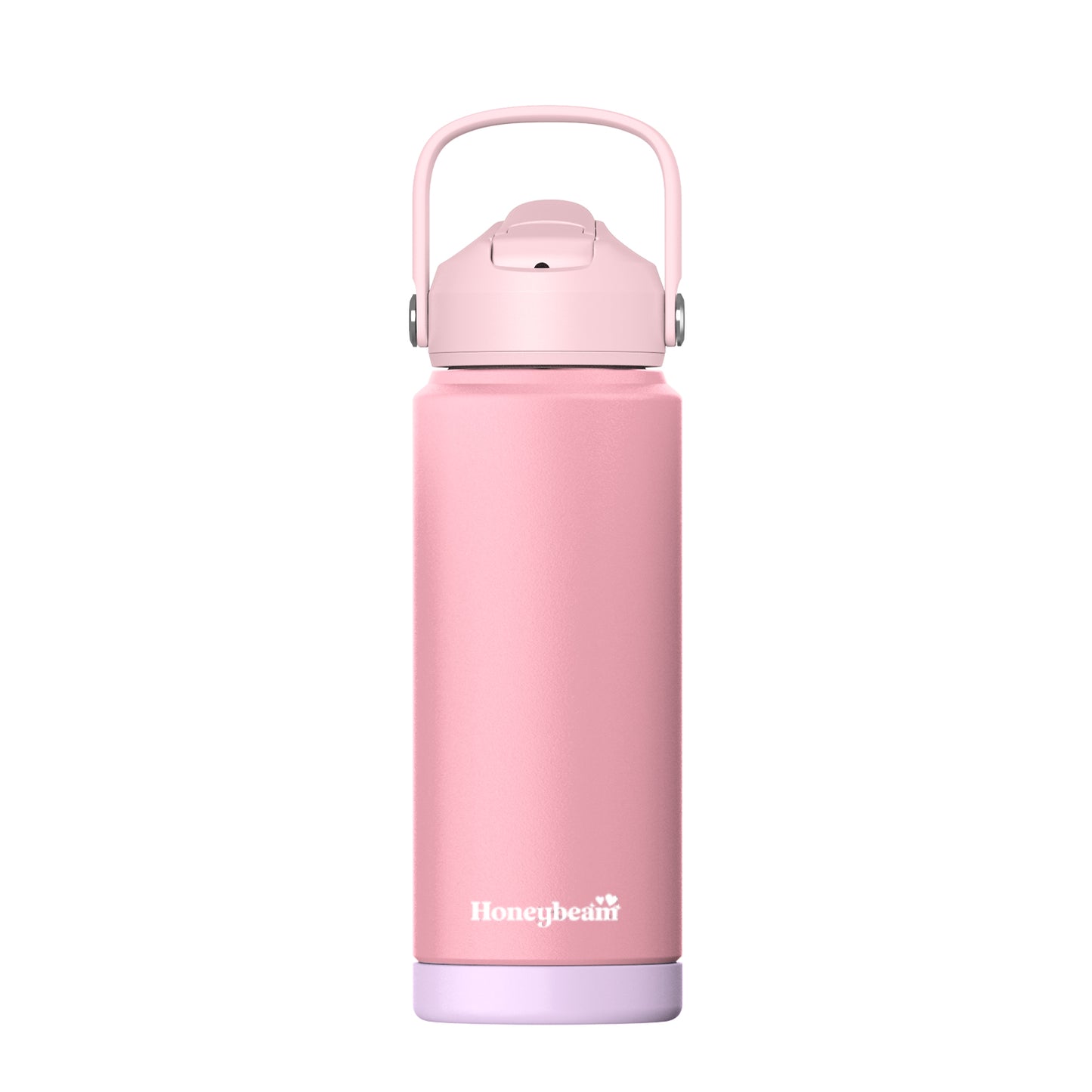 Plain Colour Older Kids/Adult Stainless Steel Water Bottle With Straw 700ml