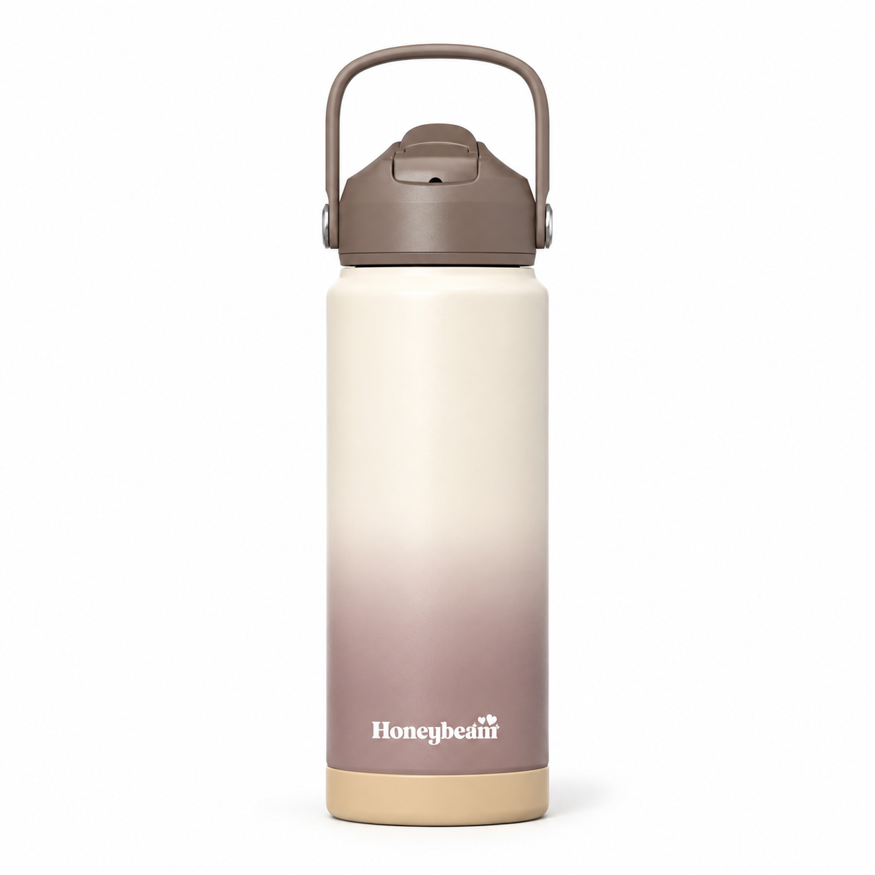 Honeybeam Grown Ups Stainless Steel Water Bottle With Straw 700ml