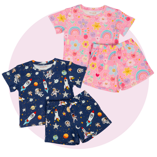 Organic Cotton & Bamboo Short Pyjamas